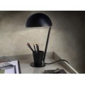 Čierna oceľová konštrukcia stolnej lampy Vita Naturale dodá Vášmu interiéru industriálny nádych