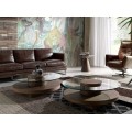 Okrúhly konferenčný stolík Vita Naturale svojím univerzálnym moderným dizajnom krásne doplní Vašu obývačku