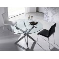 Inšpirujte sa talianskym dizajnom a dodajte Vášmu domovu luxus  s okrúhlym skleneným jedálenským stolom Urbano