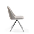 Moderná elegancia a pohodlné sedenie s otočnou jedálenskou stoličkou Urbano v sivej farbe