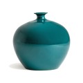 Štýlová keramická váza Berat v tyrkysovej farbe