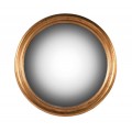 Štýlové okrúhle nástenné zrkadlo so zlatým rámom