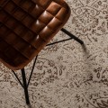 Štýlový koberec Rael s dekoratívnym florálnym vzorom béžovej farby 200x290cm