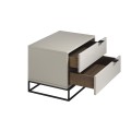 Dve praktické zásuvky nočného stolíka Forma Moderna s inteligentným soft-close systémom