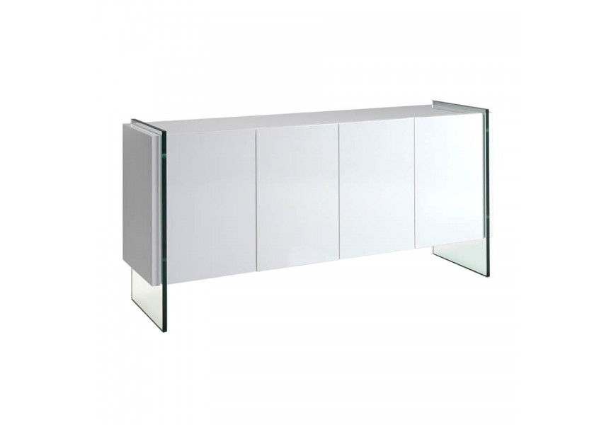 Luxusný príborník Forma Moderna so sklenenými bočnicami moderný 170cm