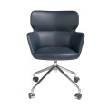 Luxusná kancelárska stolička Forma Moderna v prevedení tmavomodrá eko-koža