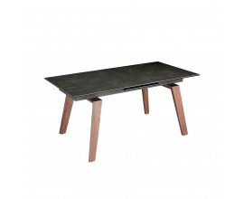 Luxusný rozkladací jedálenský stôl Forma Moderna čierny mramor 180cm