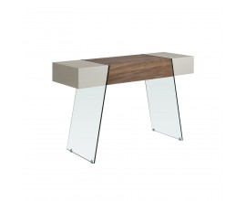 Moderný konzolový stolík Forma Moderna so sklenenými nožičkami 120cm