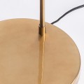 Dizajnová stojaca lampa Amira II v art deco štýle zlatej farby s konštrukciou z kovu 164cm