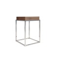 Dizajnový príručný stolík Forma Moderna s chrómovou podstavou 61cm