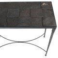 Dizajnový konzolový stolík Feyre z kameňa a kovu obdĺžnikového tvaru 160cm