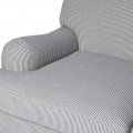 Komfort a dizajnová estetika - retro luxusný nábytok v podobe sedačky Belfa s bielym čalúnením