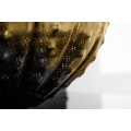 Glamour váza Galactic v kovovom tepanom prevedení v zlatej farbe okrúhleho tvaru 30cm