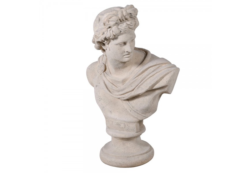 Štýlová antická busta Apollo z epoxidu