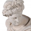 Antická štýlová busta Apollo s kamennou povrchovou úpravou z epoxidu