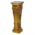 Zlat&yacute; kv&aacute;drov&yacute; podstavec v barokovom &scaron;t&yacute;le Renir 117 cm 
