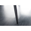 Moderná lavica Vittel v sivom prevedení z mikrovlákna s čiernymi nožičkami 160cm
