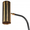 Dizajnová art deco stojaca lampa Yania v zlatom prevedení z kovu 183cm
