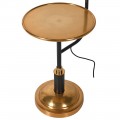 Dizajnová art deco stojaca lampa Yania v zlatom prevedení z kovu 183cm