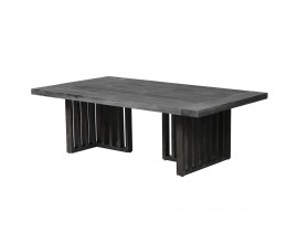 Dizajnový konferenčný stolík Avanti v čiernom prevedení z masívneho dreva 140cm