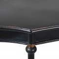 Rustikálny konzolový stolík Aspen vo vintage štýle poloblúkový čierna 195 cm