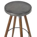 Dizajnová industriálna barová stolička