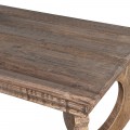 Rustikálny  konzolový stolík Kahuna z masívneho dubového dreva v hnedej farbe 250cm