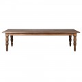 Luxusný rustikálny jedalensky stôl Novas z vintage recyklovaného masívneho brestového dreva 300cm 