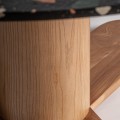 Dodajte nádych prírodného štýlu vďaka masívnej nohe jedálenského stola Budhir z dubového dreva