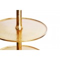 Luxusný okrúhly etažér Amelié s piatimi úrovňami v art deco štýle v zlatej farbe 149 cm