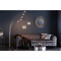 Dizajnová moderná stojaca lampa Five Lights chrómová