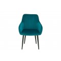 Dizajnová stolička Timeless Comfort tyrkysová
