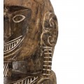 Dizajnová etno soška Toto z mangového dreva s motívom totemovej figúry 100 cm