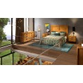 Štýlová spálňová zostava Rodas z masívneho dreva 