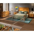 Štýlová spálňová zostava Rodas z masívneho dreva 