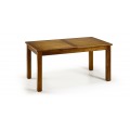 Luxusný rozkladací jedálenský stôl Flash z masívu dreva mindi 150/200cm