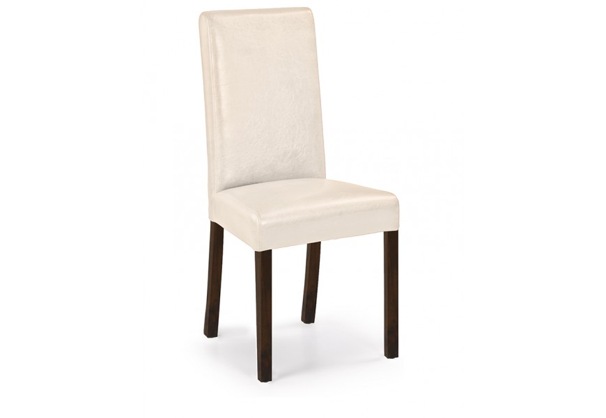 Luxusná stolička BEIGE z ekokože