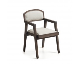 Luxusná štýlová stolička SPARTAN s lakťovými opierkami čalúnená