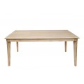 Luxusný škandinávsky obdĺžnikový jedálenský stôl Bergen s minimalistickým dizajnom v naturálnej svetlej hnedej farbe 180 cm