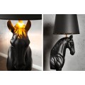 Extravagantná štýlová stojaca lampa Black Beauty čierna 130cm