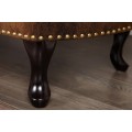 Luxusná leňoška Chesterfield Brown Antik Look