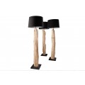 Dizajnová originálna stojaca lampa Rousilique 175 cm z naplaveného dreva