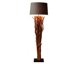 Dizajnová luxusná stojaca lampa Euphoria 175cm hnedá