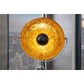 Štýlová stojaca lampa Big štúdio 160cm čierna / zlatá