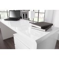 Luxusný moderný dizajnový kancelársky stôl Fast Trade biely 160cm