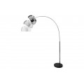 Dizajnová moderná stojaca lampa Big Bow II 170-205 cm chróm