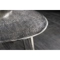 Dizajnový set strieborných konferenčných stolíkov Elements 50cm