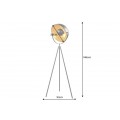 Dizajnová originálna stojaca lampa Studio 140cm zlatá
