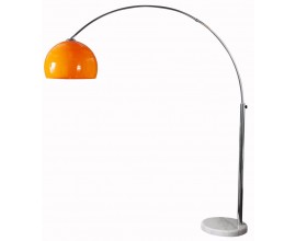 Dizajnová jedinečná stojaca lampa  Big Bow II oranžová 175 - 205cm
