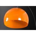 Dizajnová jedinečná stojaca lampa  Big Bow II oranžová 175 - 205cm